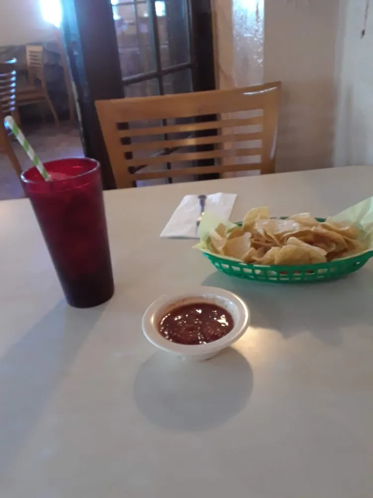 Salsa and Chips in Their Free with Meals